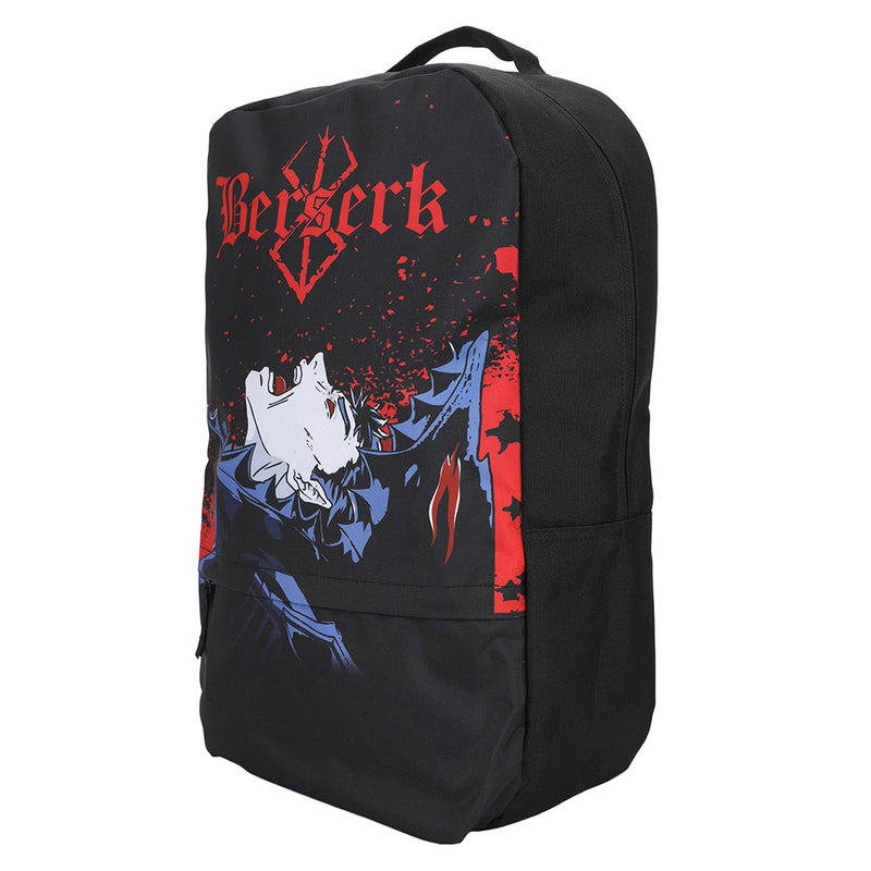 Load image into Gallery viewer, Berserk Black Swordsman Sublimated Laptop Backpack
