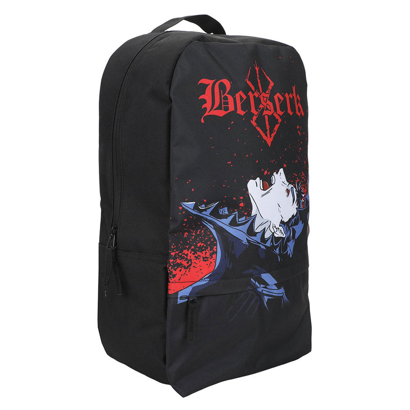 Load image into Gallery viewer, Berserk Black Swordsman Sublimated Laptop Backpack
