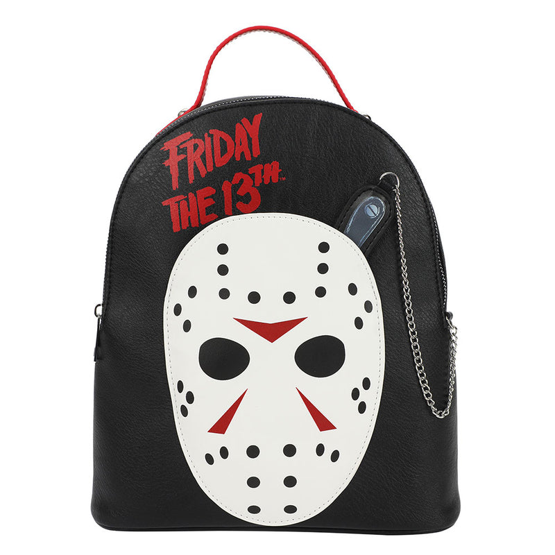 Cargue la imagen en el visor de la galería, Friday the 13th - Jason Mask Knife Coin Purse &amp; Mini Backpack
