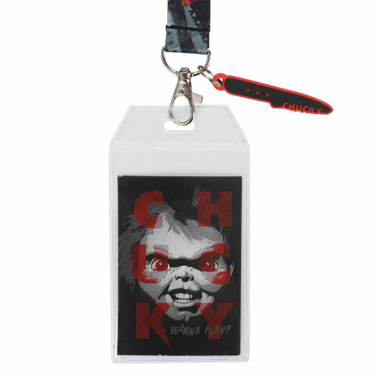 Horror Movie-Chucky Wanna Play?  Lanyard