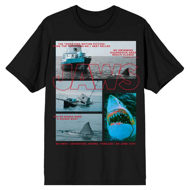 Chargez l&#39;image dans la visionneuse de la galerie, Jaws Mixblock Short-Sleeve T-Shirt
