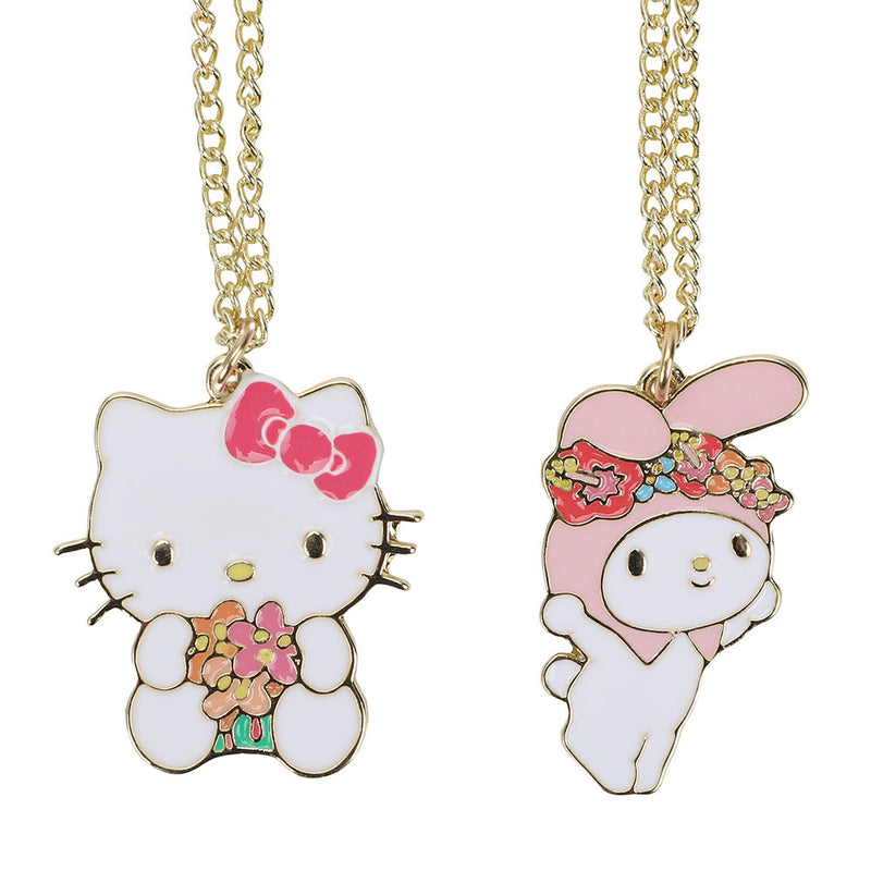 Chargez l&#39;image dans la visionneuse de la galerie, Hello Kitty &amp; My Melody - Collier à breloques Bestie
