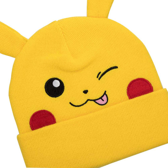 Combo de gorro y guantes para jóvenes de Pokémon Pikachu