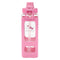 Hello Kitty -Pink Square Silicone Sleeve Water Bottle
