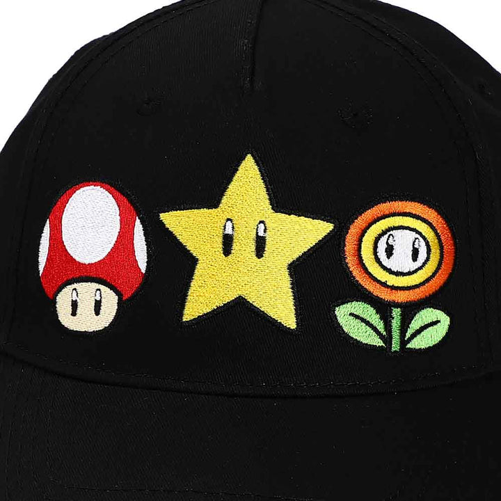 Super Mario - Icons Embroidered Hat – Kryptonite Character Store