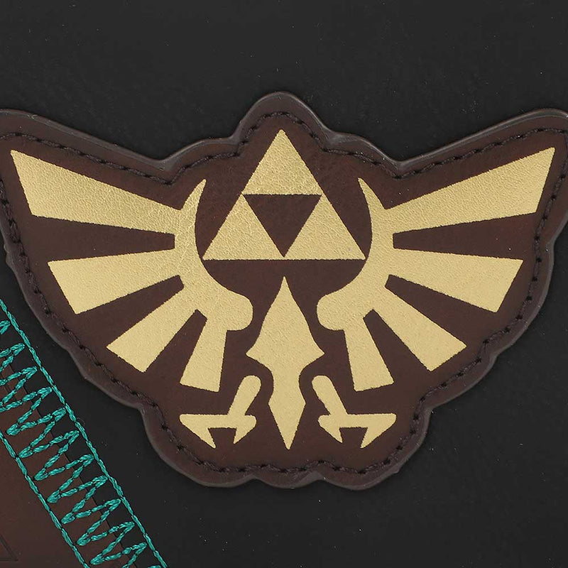 Chargez l&#39;image dans la visionneuse de la galerie, La Légende de Zelda - Portefeuille à deux volets pour hommes Hyrule Crest
