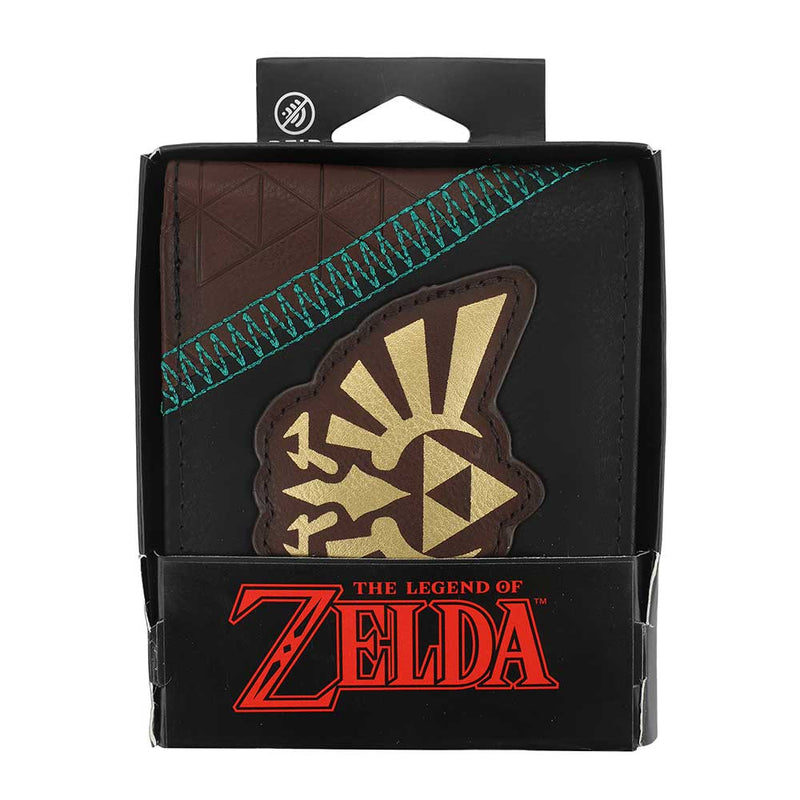 Chargez l&#39;image dans la visionneuse de la galerie, La Légende de Zelda - Portefeuille à deux volets pour hommes Hyrule Crest
