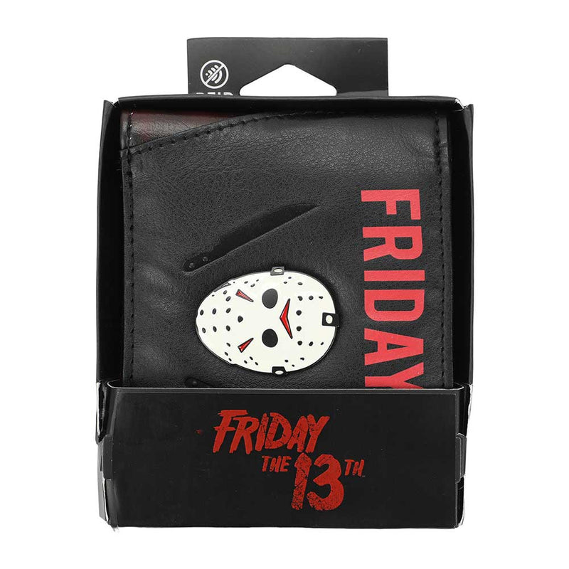 Cargue la imagen en el visor de la galería, Viernes 13 - Cartera plegable para hombre Jason Mask
