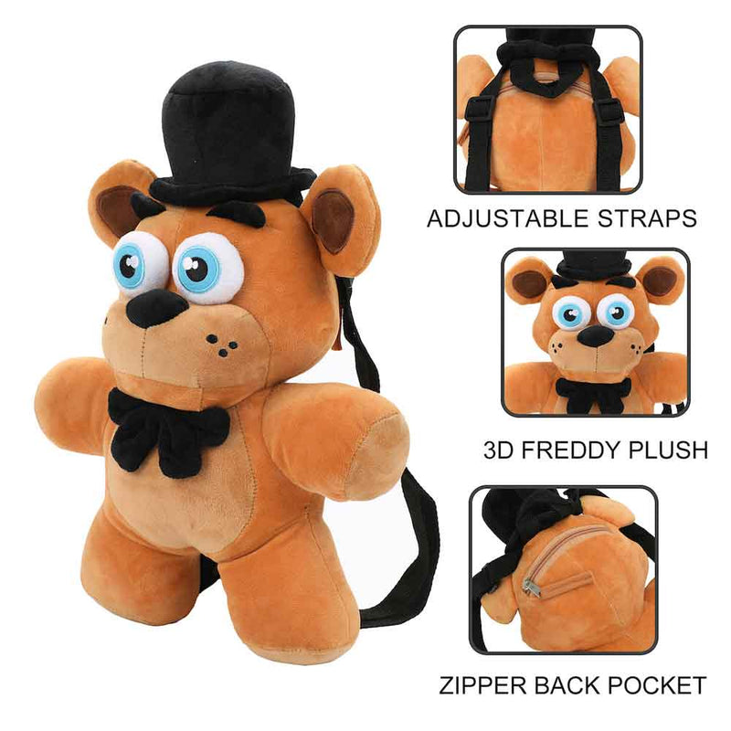 Cargue la imagen en el visor de la galería, Five Nights at Freddy's - Freddy Plush Mini Backpack

