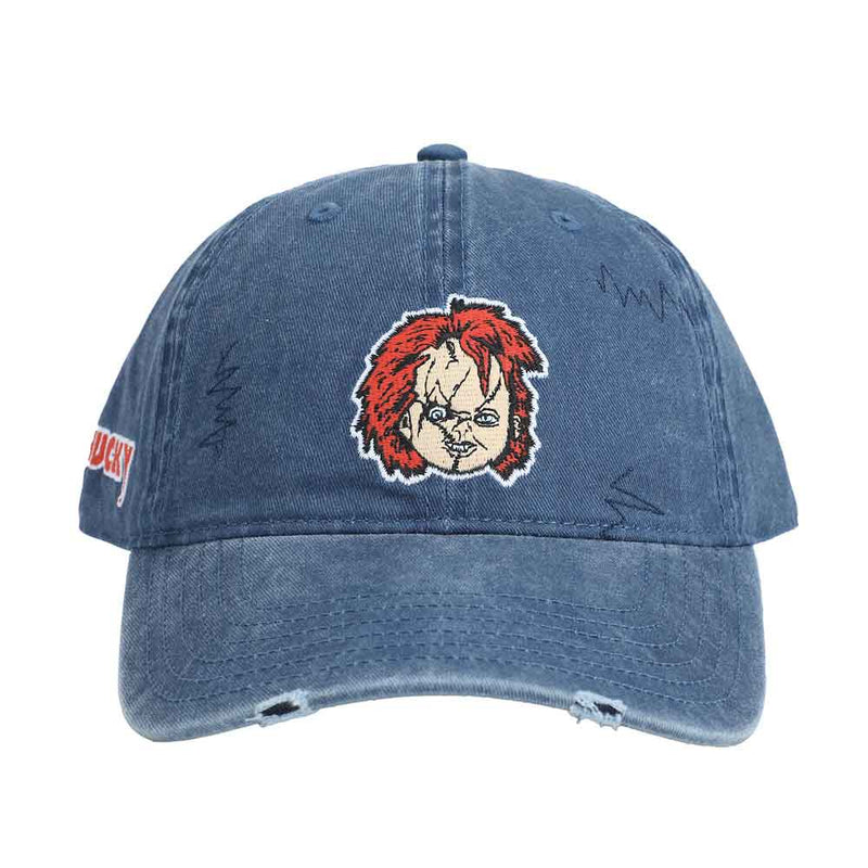 Chargez l&#39;image dans la visionneuse de la galerie, Chucky - Embroidered &amp; Distressed Hat
