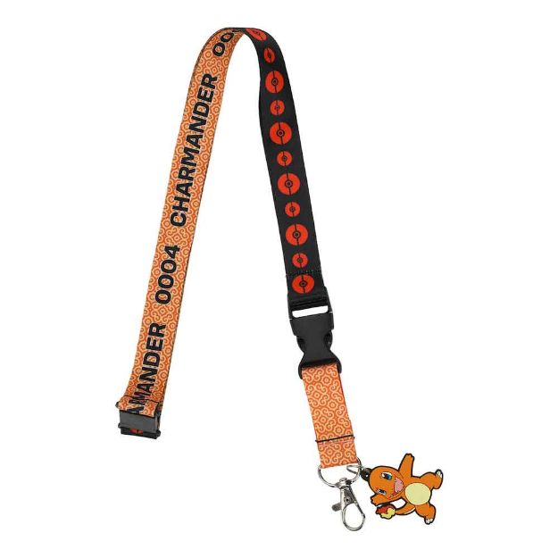 Load image into Gallery viewer, Pokemon - Faces Charmander Kanto Region Lanyard
