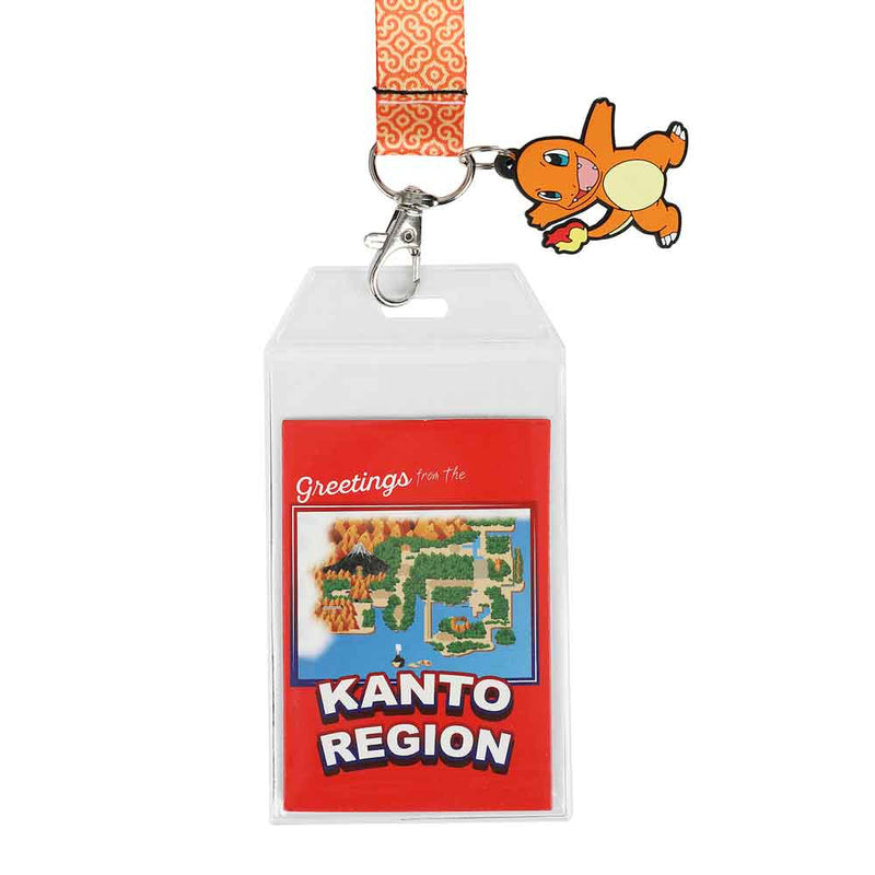 Load image into Gallery viewer, Pokemon - Faces Charmander Kanto Region Lanyard
