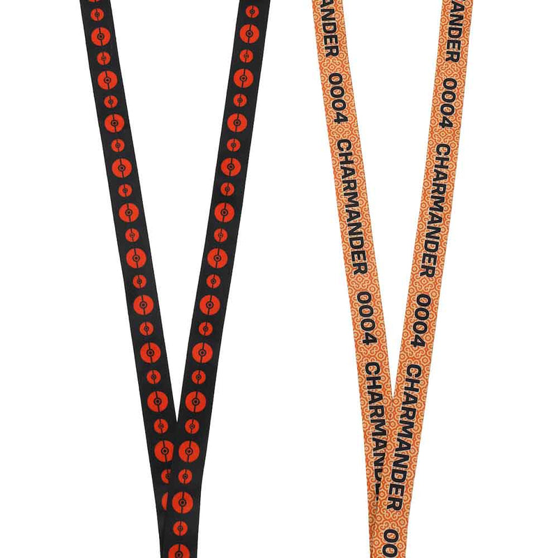 Pokemon - Faces Charmander Kanto Region Lanyard