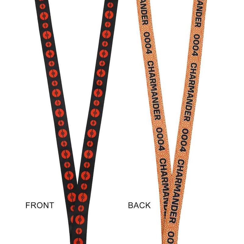 Pokemon - Faces Charmander Kanto Region Lanyard