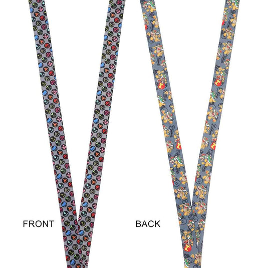 Nintendo - Super Mario Bowser AOP Lanyard