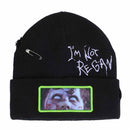 The Exorcist - I'm Not Regan Distressed Sublimated Patch Cuff Beanie