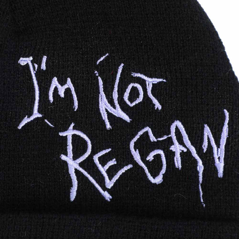 Chargez l&#39;image dans la visionneuse de la galerie, The Exorcist - I&#39;m Not Regan Distressed Sublimated Patch Cuff Beanie
