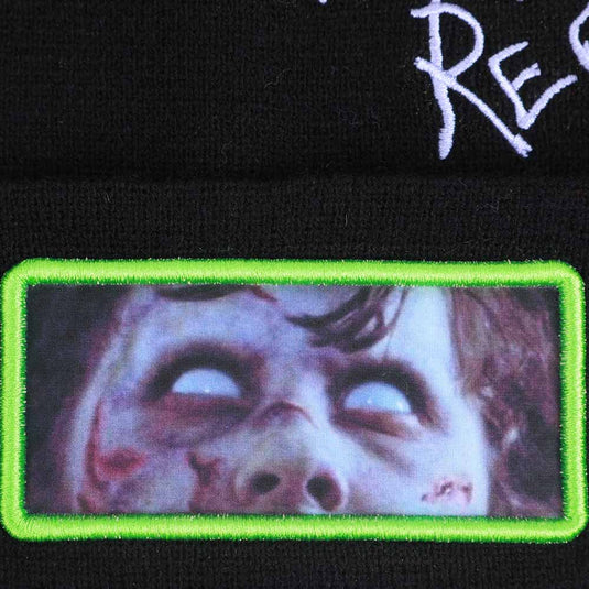 The Exorcist - I'm Not Regan Distressed Sublimated Patch Cuff Beanie