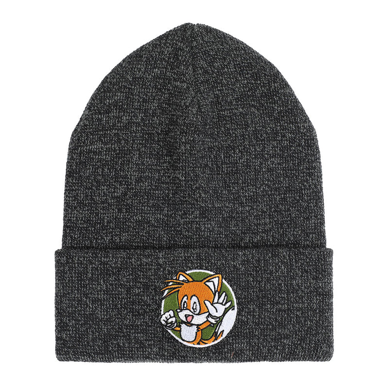 Load image into Gallery viewer, Sonic the Hedgehog - Tails Embroidered Cuff Beanie
