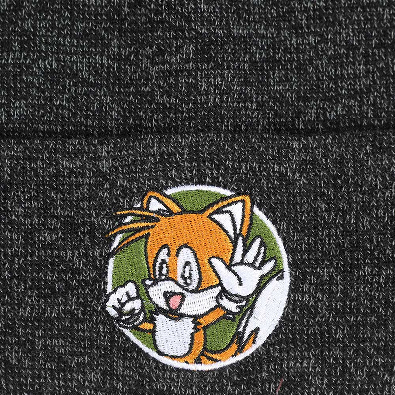 Load image into Gallery viewer, Sonic the Hedgehog - Tails Embroidered Cuff Beanie
