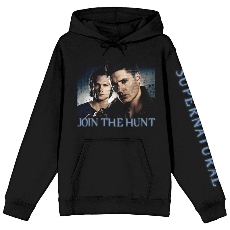 Cargue la imagen en el visor de la galería, Supernatural - Join the Hunt Adult Black Graphic Unisex Hoodie
