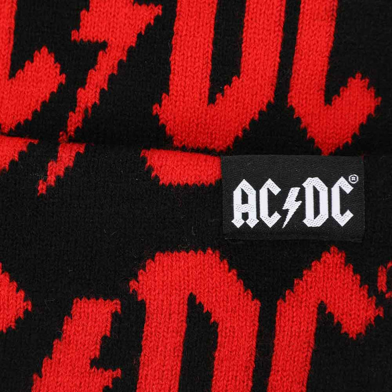 Load image into Gallery viewer, AC/DC AOP Jacquard Tall Cuff Beanie
