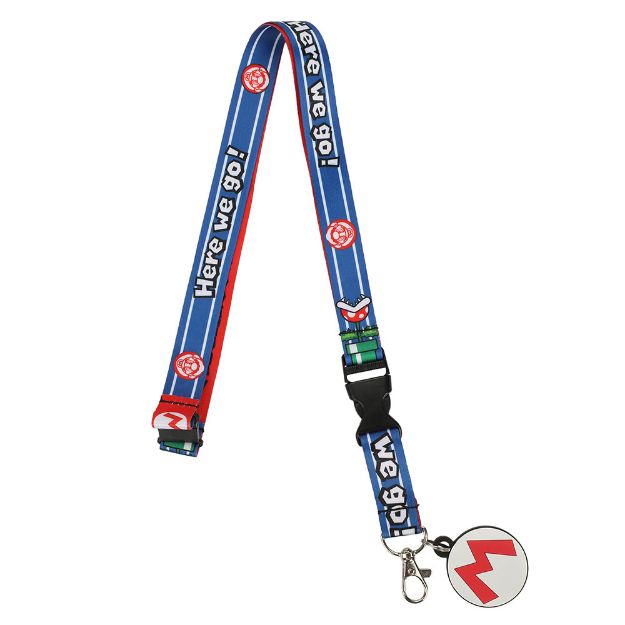 Chargez l&#39;image dans la visionneuse de la galerie, Nintendo - Super Mario Mushroom Kingdom Lanyard
