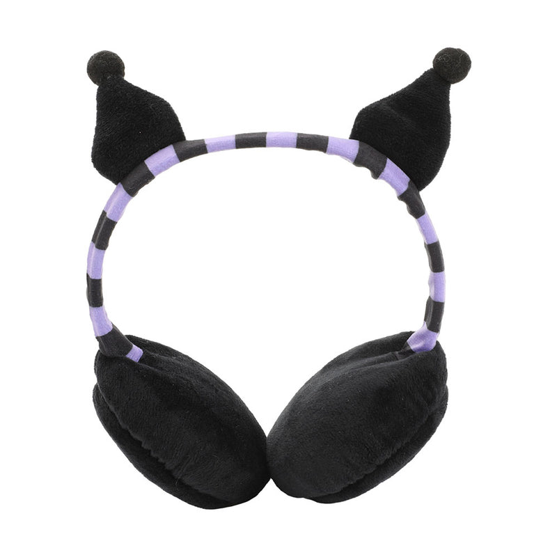 Load image into Gallery viewer, Sanrio - Kuromi Foldable Cosplay Earmuff
