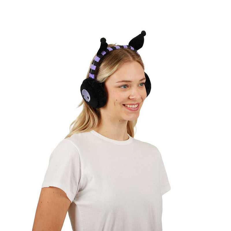 Load image into Gallery viewer, Sanrio - Kuromi Foldable Cosplay Earmuff
