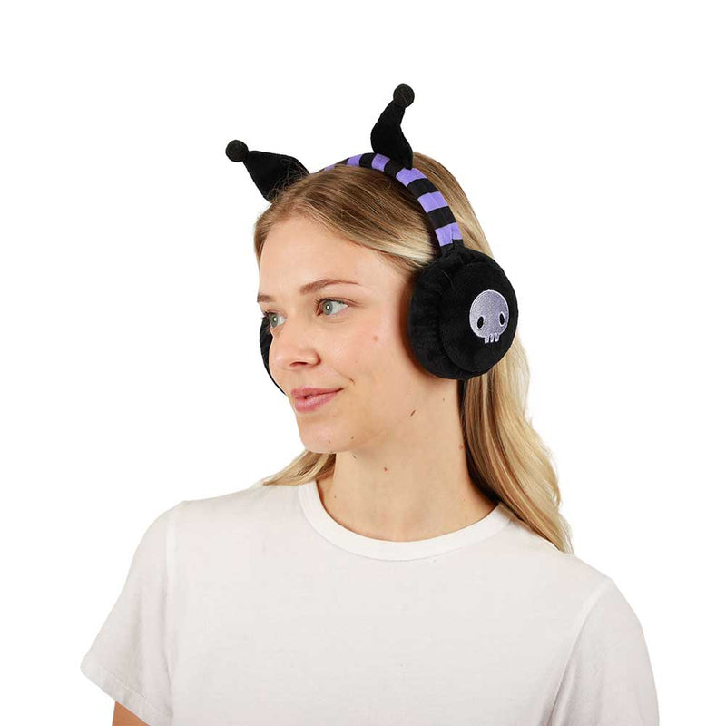 Load image into Gallery viewer, Sanrio - Kuromi Foldable Cosplay Earmuff
