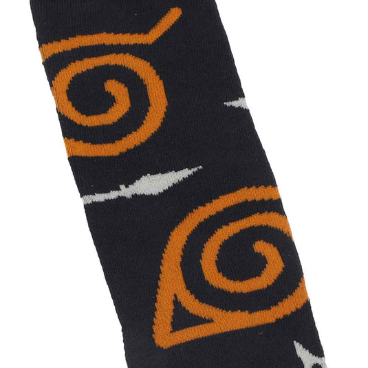 Naruto Shippuden 6 Pair Crew Socks with Tin Tote