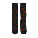 Naruto Shippuden 6 Pair Crew Socks with Tin Tote