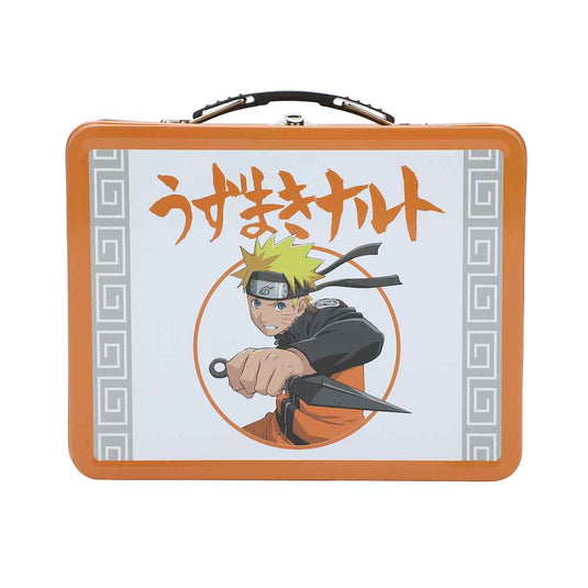 Naruto Shippuden 6 Pair Crew Socks with Tin Tote