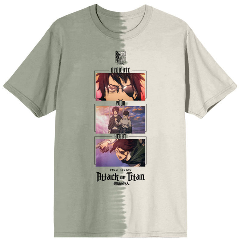 Chargez l&#39;image dans la visionneuse de la galerie, Attack on Titan Dedicate Your Heart Final Season - Unisex Short-Sleeve T-Shirt
