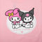 My Melody & Kuromi Juniors Cropped Baby Tee T-shirt