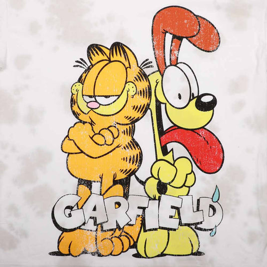 Garfield & Odie - Oversized Print Unisex T-Shirt