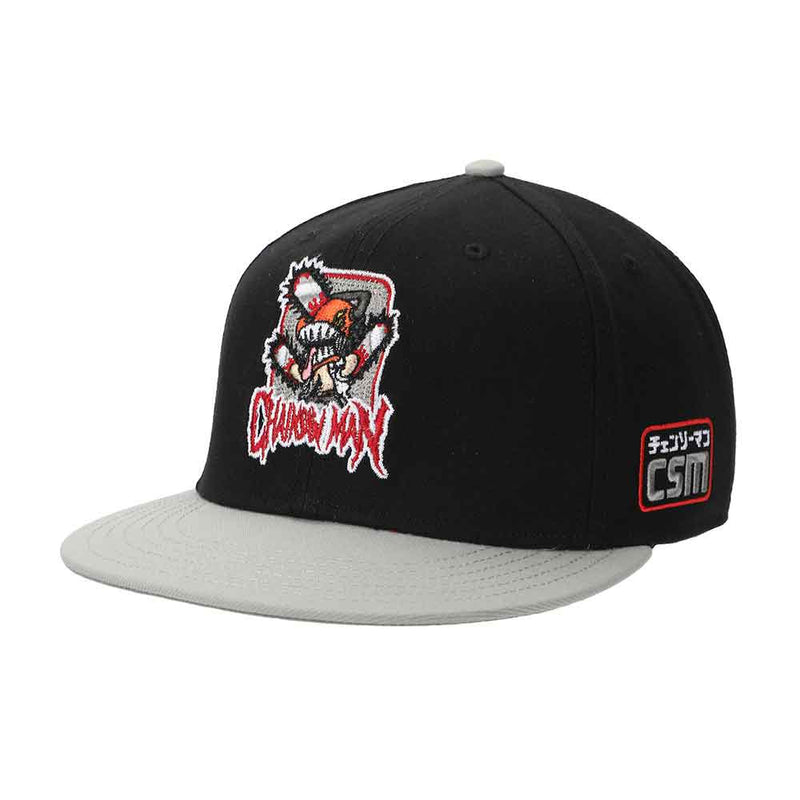 Cargue la imagen en el visor de la galería, Chainsaw Man CSM Flat Bill Snapback Hat
