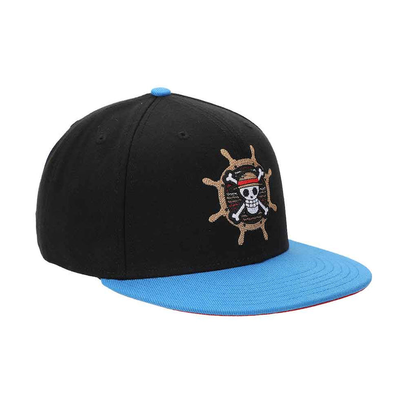 Chargez l&#39;image dans la visionneuse de la galerie, One Piece Straw Hat Pirates Flat Bill Snapback Hat
