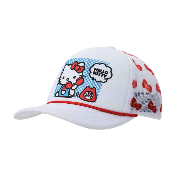 Cargue la imagen en el visor de la galería, Sanrio - Hello Kitty Printed Mesh Trucker Hat
