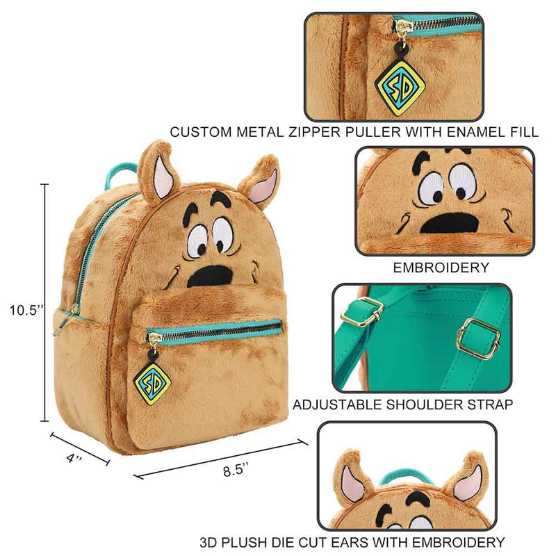 Cargue la imagen en el visor de la galería, Scooby-Doo - 3D Plush Mini Backpack
