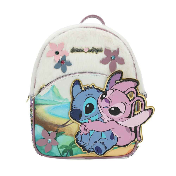 Disney: Stitch & Angel 3D Applique Mini Backpack