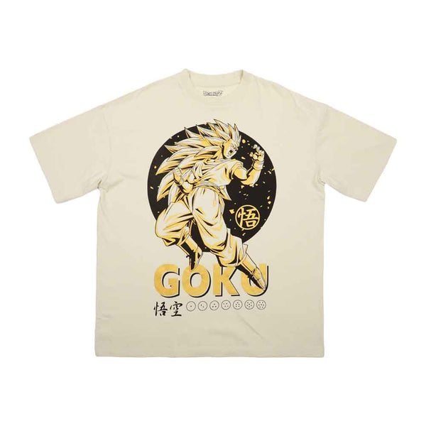 Dragon Ball Z - Goku Metallic Print Mens T-Shirt