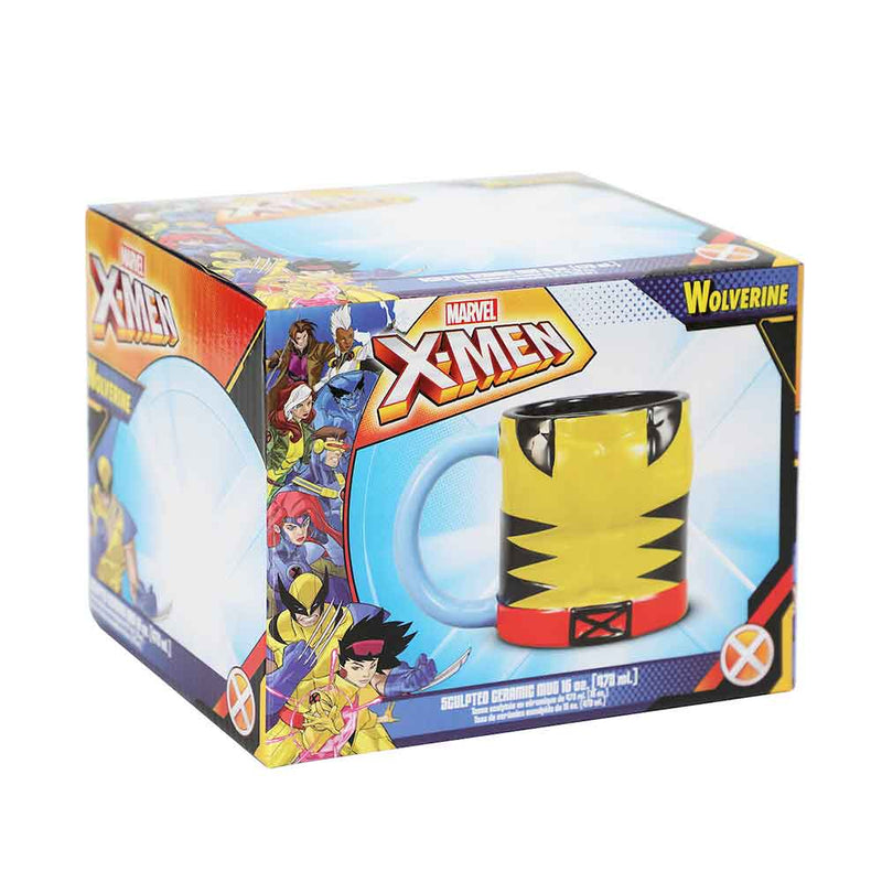 Cargue la imagen en el visor de la galería, Marvel Comics: X-Men Wolverine 16 oz Sculpted Ceramic Mug
