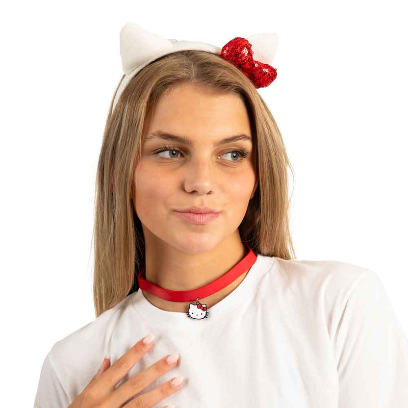Hello Kitty - Cosplay Choker & Headband Set