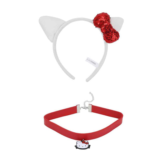 Hello Kitty - Cosplay Choker & Headband Set