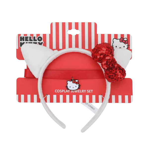 Hello Kitty - Cosplay Choker & Headband Set