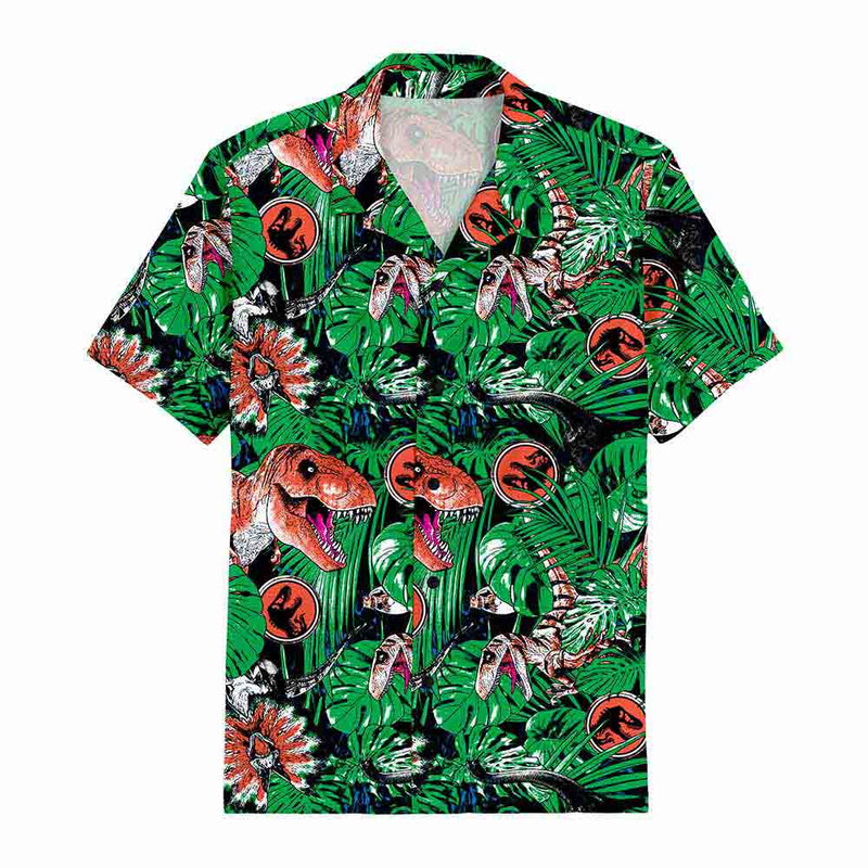 Chargez l&#39;image dans la visionneuse de la galerie, Jurassic Park - Woven Button Up Shirt

