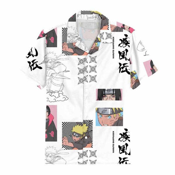 Naruto - Naruto Shippuden Woven Button Up Shirt