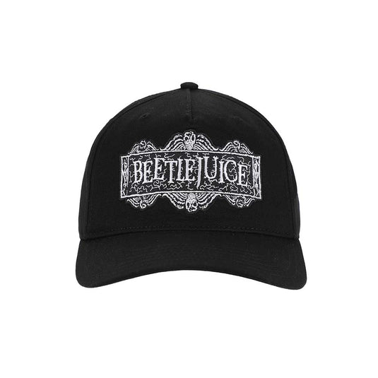 Beetlejuice - Logo Embroidered Pre-Curved Bill Snapback Hat