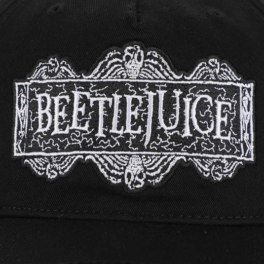 Beetlejuice - Logo Embroidered Pre-Curved Bill Snapback Hat